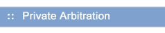 Private Arbitration